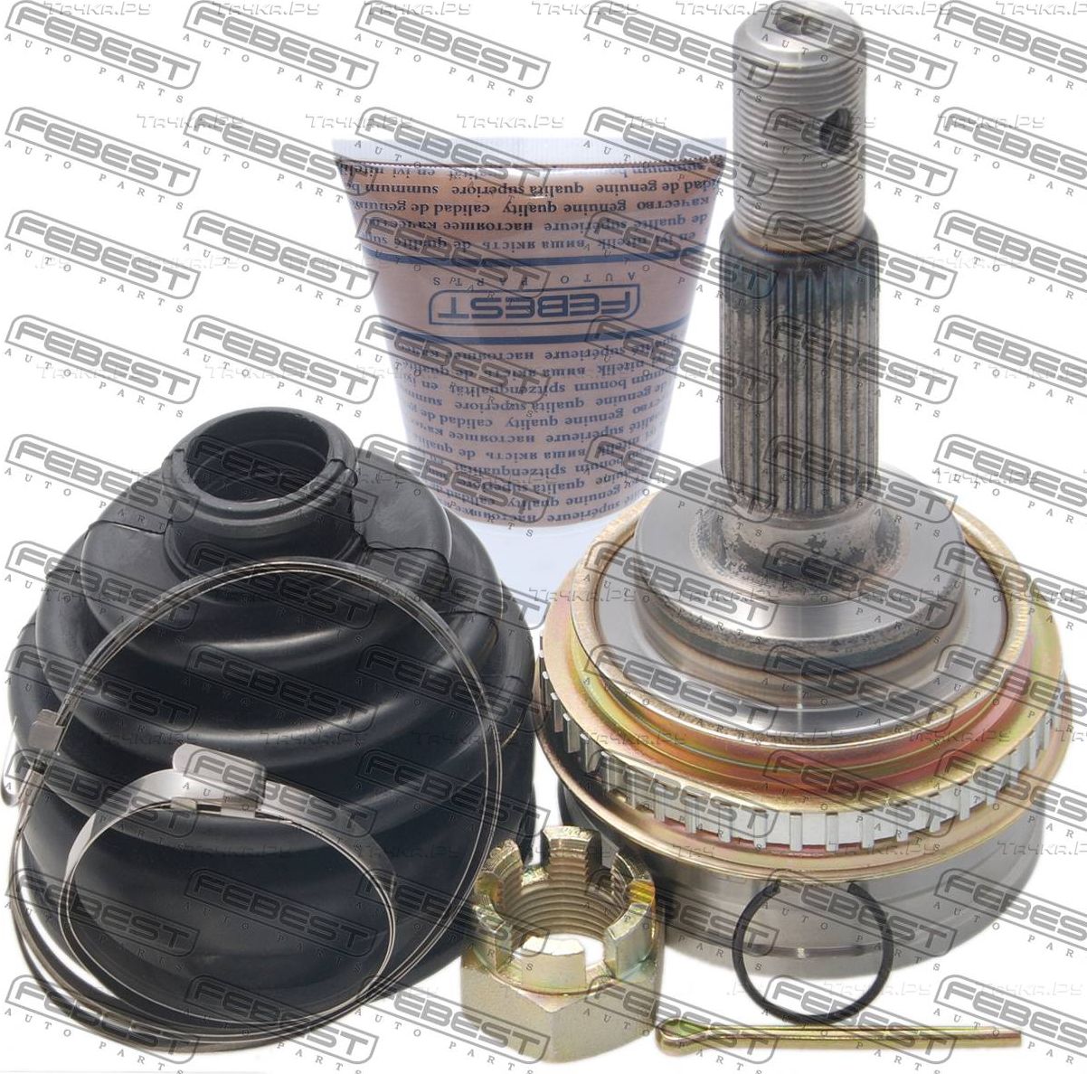 Шрус наружный (граната) Febest передний для Toyota Sprinter Carib II 1990-1991. Артикул 0110-009A48