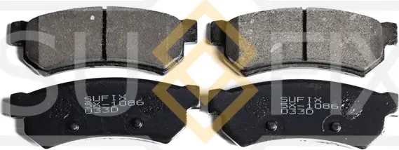 Колодки тормозные дисковые задние правые/левые CHEVROLET LACETTI (J200) 2005-201 (Sufix). Артикул SX1086
