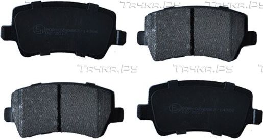 Тормозные колодки ASAM задние для Land Rover Freelander II 2010-2014. Артикул 55400