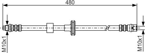 Тормозной шланг Bosch. Артикул 1 987 476 778