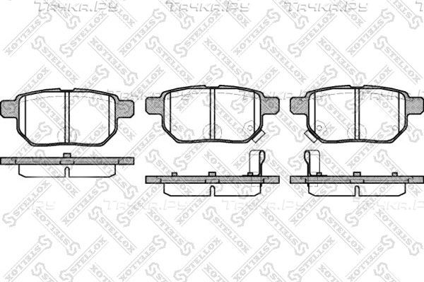 Тормозные колодки Stellox задние для Lexus CT I 2011-2018. Артикул 002 008-SX