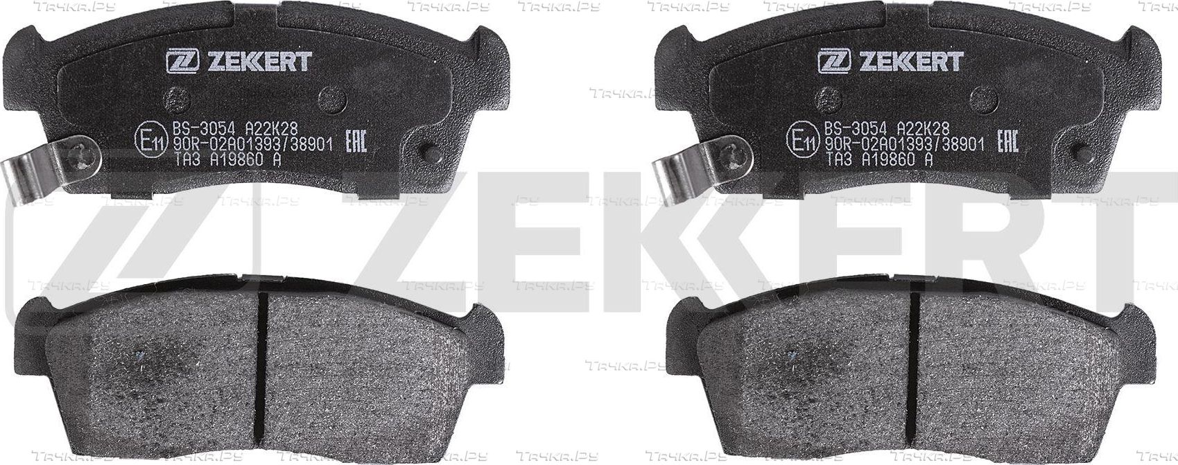 Тормозные колодки Zekkert передние для Mitsubishi i 2010-2013. Артикул BS-3054