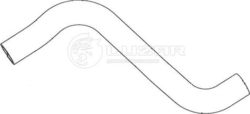 Патрубок радиатора (системы охлаждения) Luzar (EPDM (Этилен-пропиленовый каучук)) для Chevrolet Cruze I 2009-2015. Артикул LPK 0513