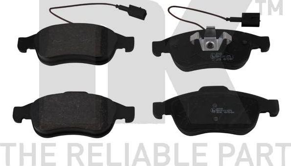 Тормозные колодки NK передние для Alfa Romeo Giulietta III 2010-2026. Артикул 221029