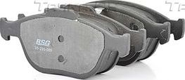 Тормозные колодки BSG (Low-Metallic) передние для Ford Focus I 2002-2004. Артикул BSG 30-200-009
