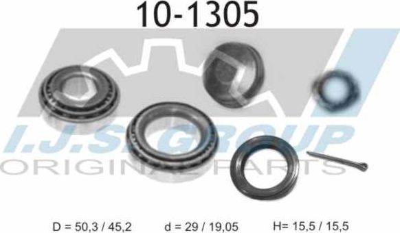 Ступичный подшипник (комплект) IJS Group. Артикул 10-1305