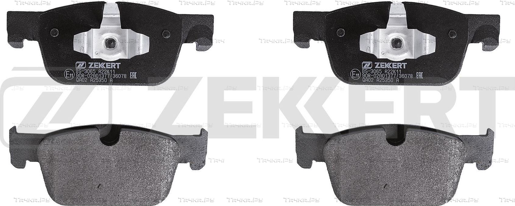Тормозные колодки Zekkert передние для Volvo S60 III 2019-2026. Артикул BS-3065