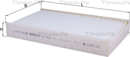 Салонный фильтр Mahle для ВАЗ 2110 2004-2010. Артикул LA 933