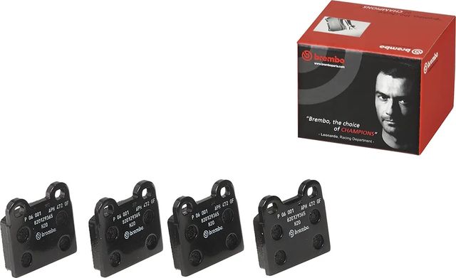 Тормозные колодки Brembo задние для Porsche 356 I 1963-1965. Артикул P 06 001