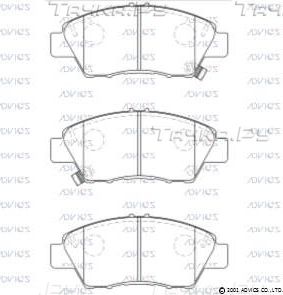 Тормозные колодки Advics. Артикул SN149P