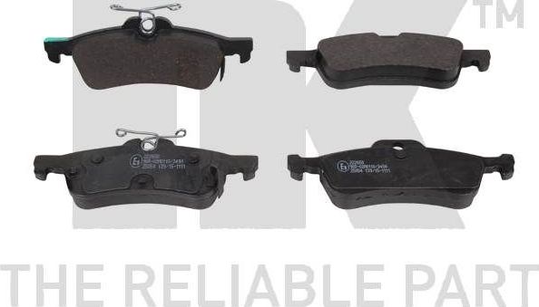 Тормозные колодки NK. Артикул 222650