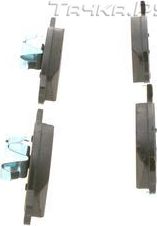 Тормозные колодки Bosch (Low-Metallic) передние для Opel Corsa E 2014-2019. Артикул 0 986 494 824