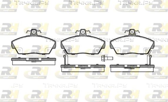 Тормозные колодки RoadHouse передние для Rover 200 III (R3) 1995-1996. Артикул 2330.02