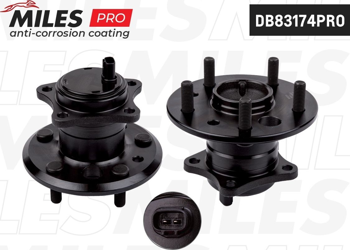 Ступица с подшипником TOYOTA CAMRY V30/V40 01-11 зад.лев.(с покрытием) (Miles). Артикул DB83174PRO