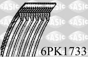 Приводной ремень поликлиновой Sasic для Alfa Romeo 159 2005-2011. Артикул 6PK1733