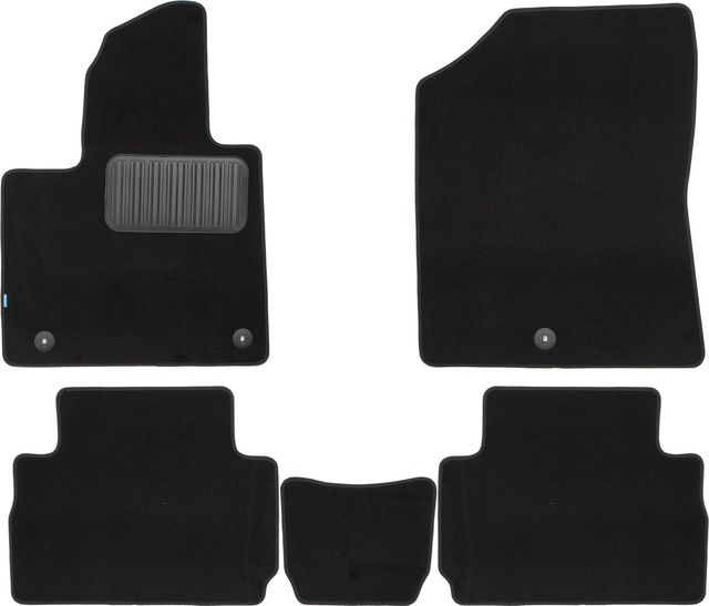 Коврики текстильные Klever Premium для салона Hyundai Santa Fe IV 5 мест рестайлинг 2021-2026. Артикул KLEVER0302007522110kh