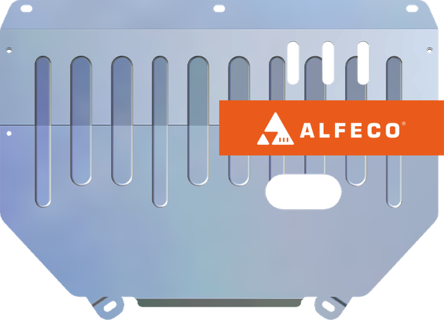 Защита алюминиевая Alfeco для картера Audi 80 1986-1994. Артикул ALF.30.15al