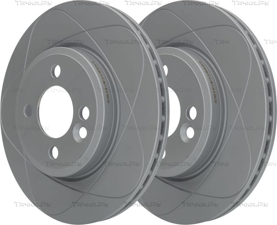 Тормозной диск ATE PowerDisc передний для MINI Roadster R59 2012-2015. Артикул 24.0322-0248.1