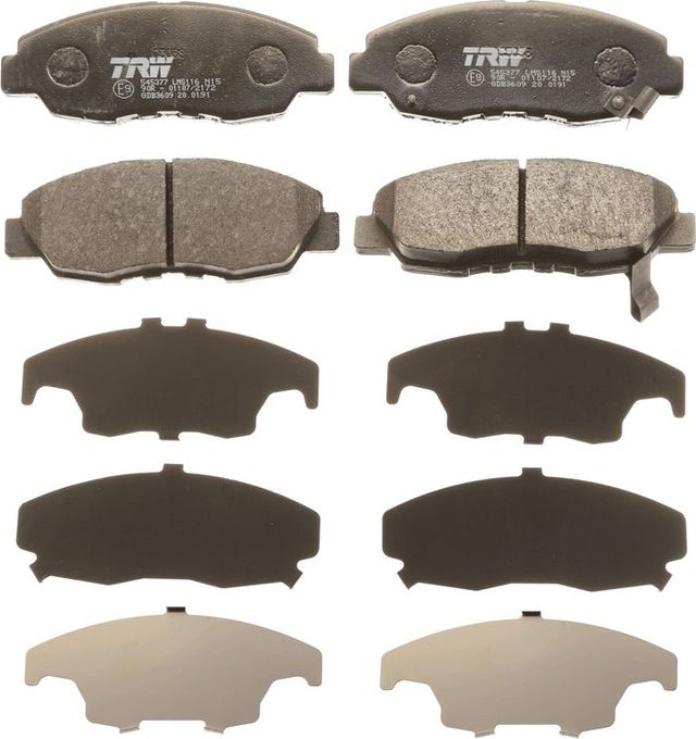 Тормозные колодки TRW передние для Honda Civic IX 2012-2016. Артикул GDB3609