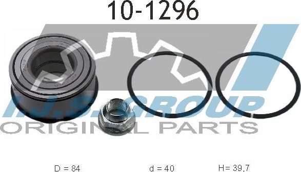 Ступичный подшипник (комплект) IJS Group передний правый/левый для Renault Clio II 2004-2013. Артикул 10-1296