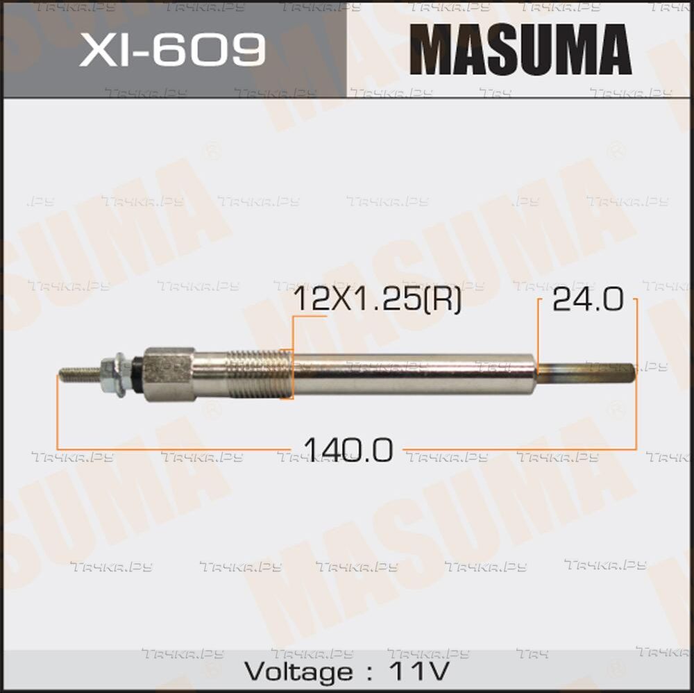 Свеча накаливания (накала) Masuma. Артикул XI-609