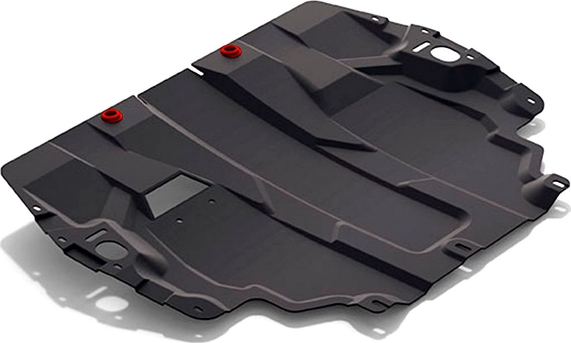 Защита АвтоБРОНЯ для картера и КПП Volkswagen Caddy IV (без Webasto) 2015-2020. Артикул 111.05855.1