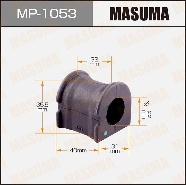 Втулки стабилизатора Masuma передние для Toyota Probox I 2002-2014. Артикул MP-1053