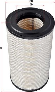 Воздушный фильтр Sakura. Артикул A-8656