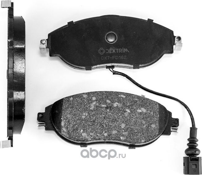 Колодки VAG диск. пер. A3, GOLF 7, PASSAT, SKODA OCTAVIA (12 ->) D=340 (1LG) (Dextrim). Артикул DX7FD162