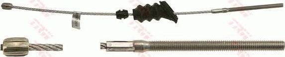 Трос ручника (тросик ручного тормоза) TRW передний для Opel Corsa C 2000-2009. Артикул GCH2619