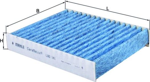 Салонный фильтр Mahle CareMetix® для Alfa Romeo 147 I 2001-2010. Артикул LAO 141