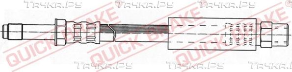 Тормозной шланг Quick Brake задний правый/левый для BMW 5 IV (E39) 1995-2003. Артикул 32.327