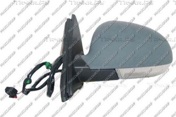 Зеркало боковое (в сборе) Prasco левое для Volkswagen Jetta V 2004-2010. Артикул VG5207324