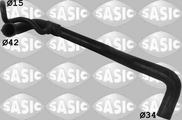 Патрубок радиатора (системы охлаждения) Sasic. Артикул 3400177