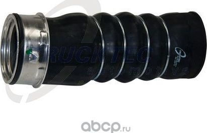 Патрубок интеркулера Trucktec Automotive (Резина с тканевым включением). Артикул 07.14.152