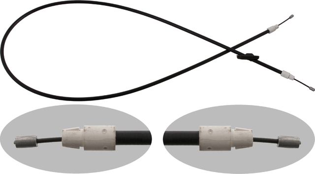 Трос ручника (тросик ручного тормоза) Febi Bilstein передний для Mercedes-Benz E-Класс IV (W212, S212, C207) 2009-2016. Артикул 34906