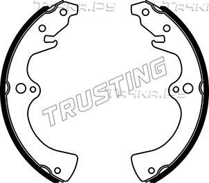 Тормозные колодки Trusting задние для Kia Sportage I 1994-2003. Артикул 049.120