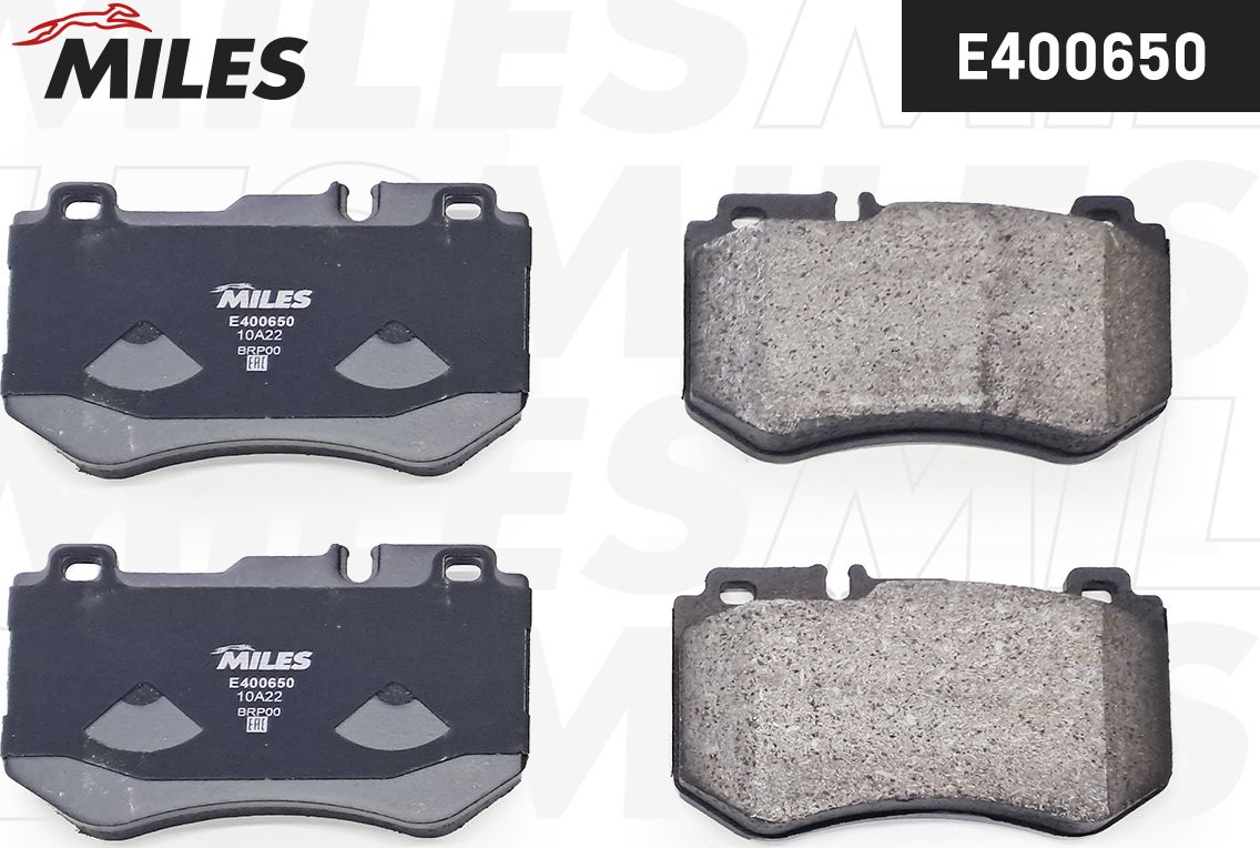 Тормозные колодки Miles (Low-Metallic). Артикул E400650