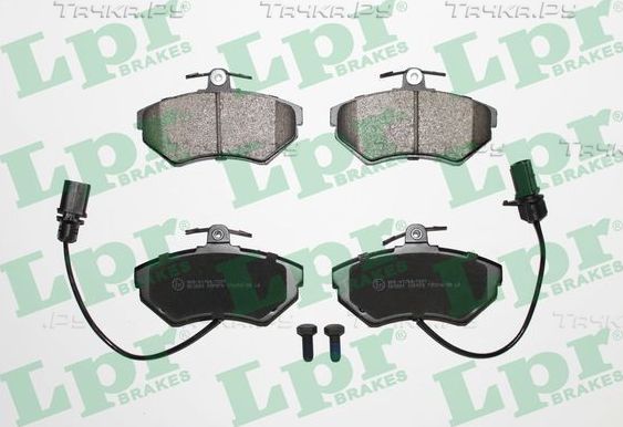 Тормозные колодки LPR передние для Volkswagen Passat B5 1996-2005. Артикул 05P979