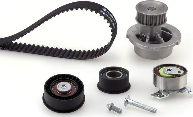 Помпа (водяной насос) с комплектом ремня ГРМ Gates PowerGrip®. Артикул KP15499XS-1