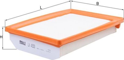 Воздушный фильтр Mahle. Артикул LX 4333