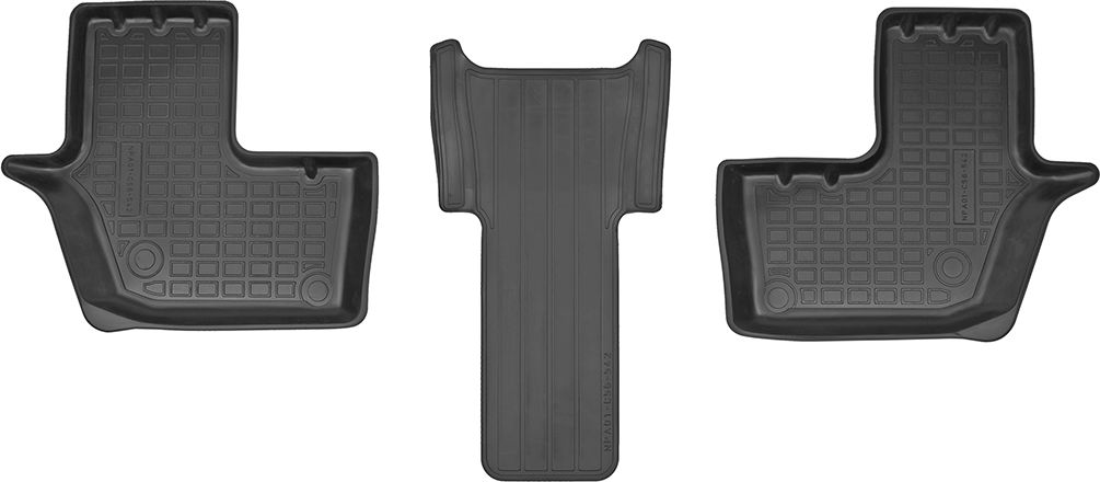 Коврики 3D Норпласт для салона Mercedes-Benz GLS-Класс X167 (3 ряд) 2019-2026. Артикул NPA01-C56-542