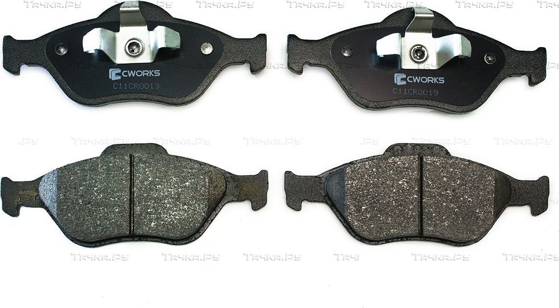 Тормозные колодки Cworks передние для Ford Fiesta IV 1995-2003. Артикул C11CR0019