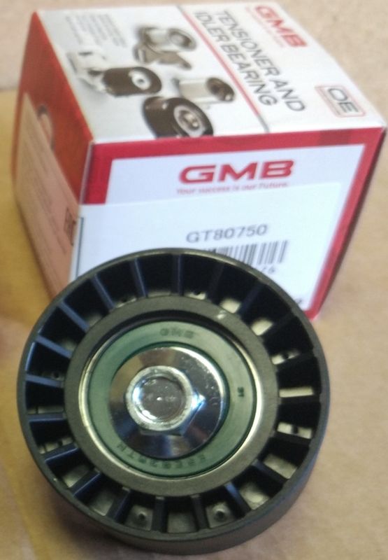 Направляющий (ведущий) ролик ремня ГРМ GMB для Daewoo Espero 1993-1999. Артикул GT80750