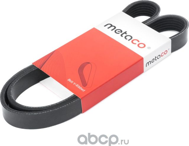 Ремень поликлиновой (Metaco). Артикул 6PK1075