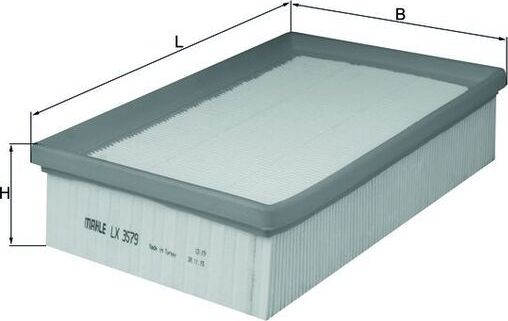 Воздушный фильтр Mahle для Chevrolet Tracker III (Trax) 2012-2026. Артикул LX 3579
