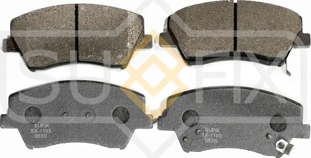 Колодки дисковые тормозные передние правые/левые HYUNDAI ELANTRA VI Saloon AD 20 (Sufix). Артикул SX1193