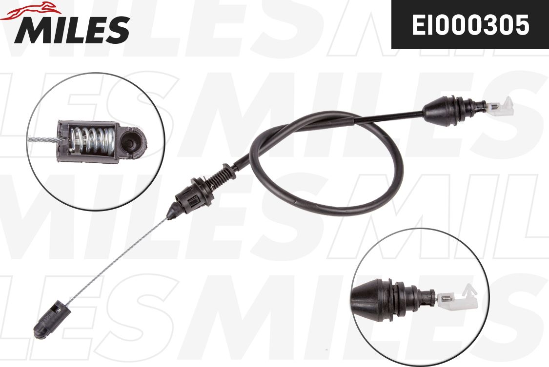 Трос ручника (тросик ручного тормоза) Miles. Артикул EI000305