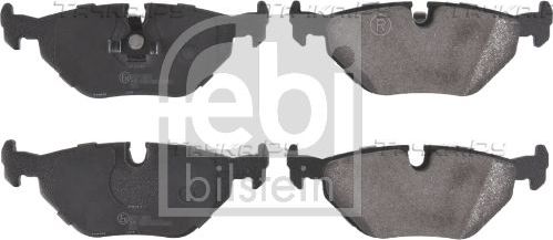 Тормозные колодки Febi Bilstein задние для BMW Z3 I 1997-2003. Артикул 16176