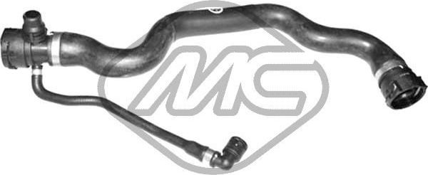 Патрубок радиатора (системы охлаждения) Metalcaucho верхний для BMW X1 I (E84) 2009-2015. Артикул 94331